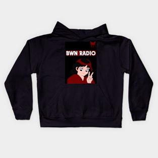 Bwn Radio Anime Edition Logo Kids Hoodie